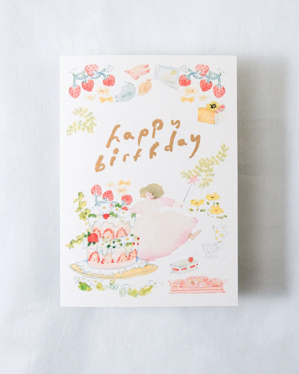 Dodolulu - Card - Strawberry Cake