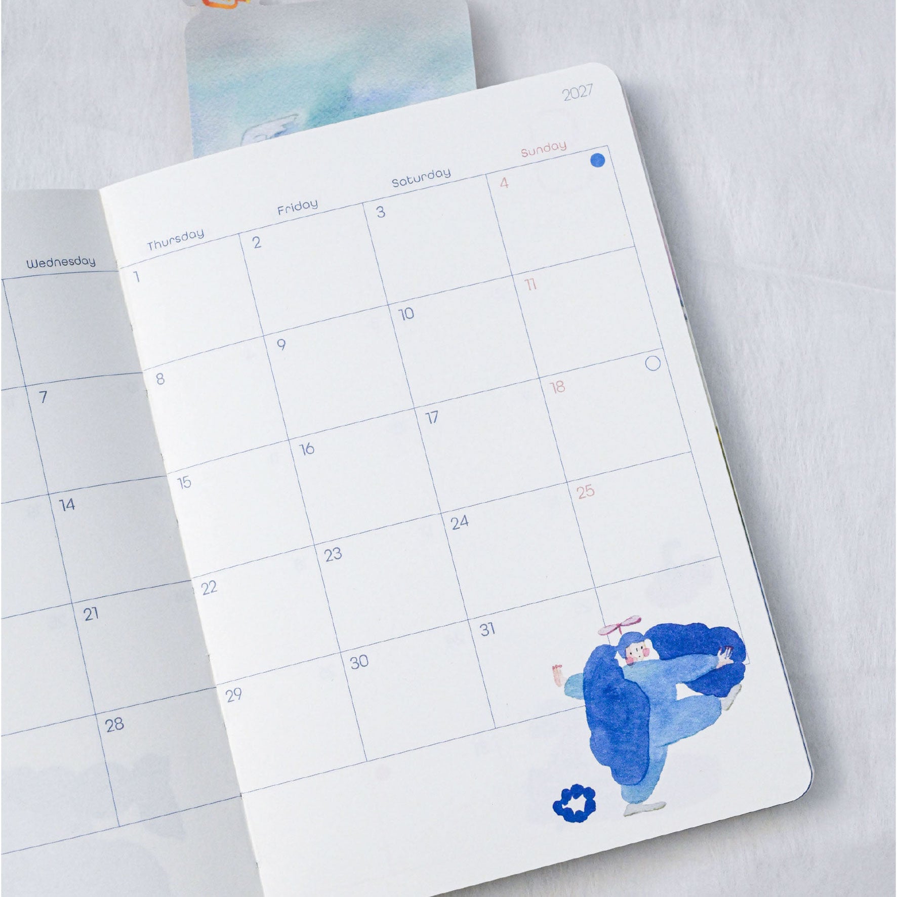 Dodolulu - 2027 Diary - Weekly & Monthly Planner - B6