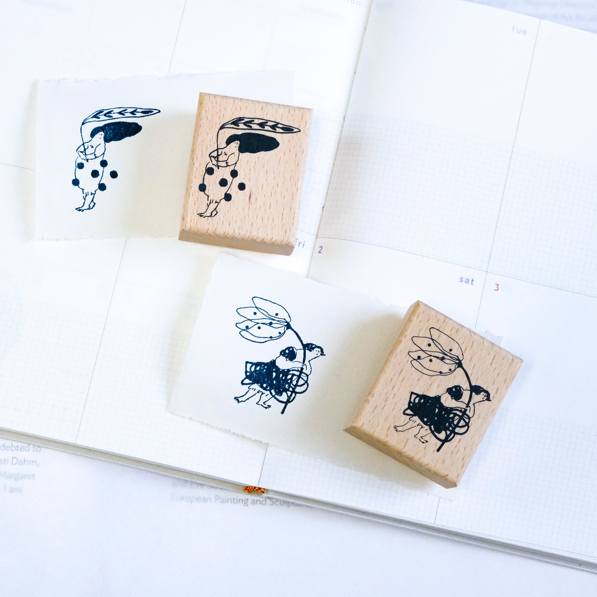 Dodolulu - Stamp Set - Flower and Leaf