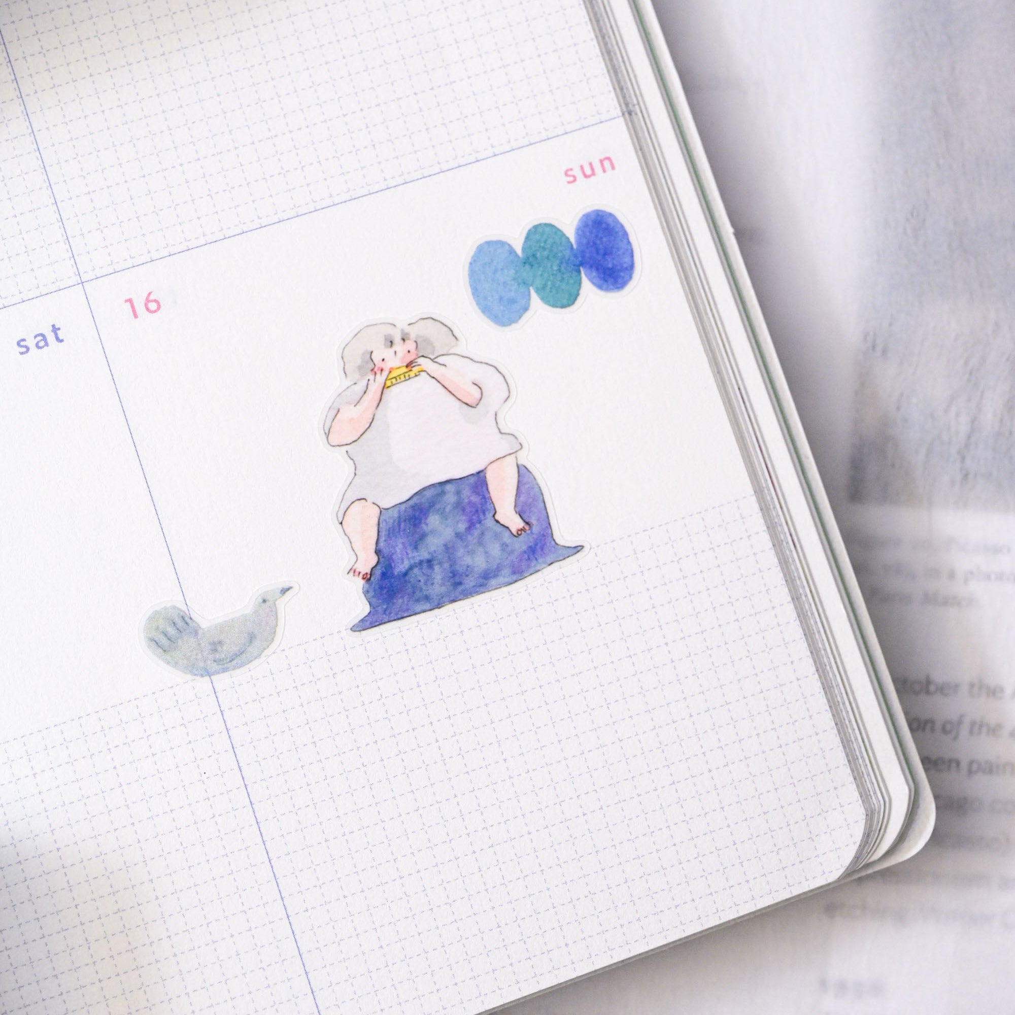 Dodolulu - Planner Sticker - Waves of Blue