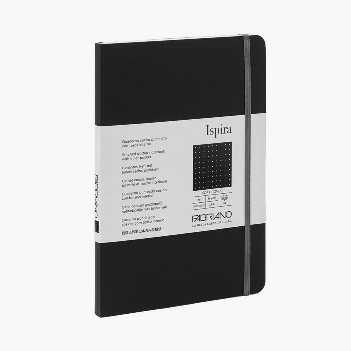 Fabriano - Notebook - Ispira - Softcover - Black