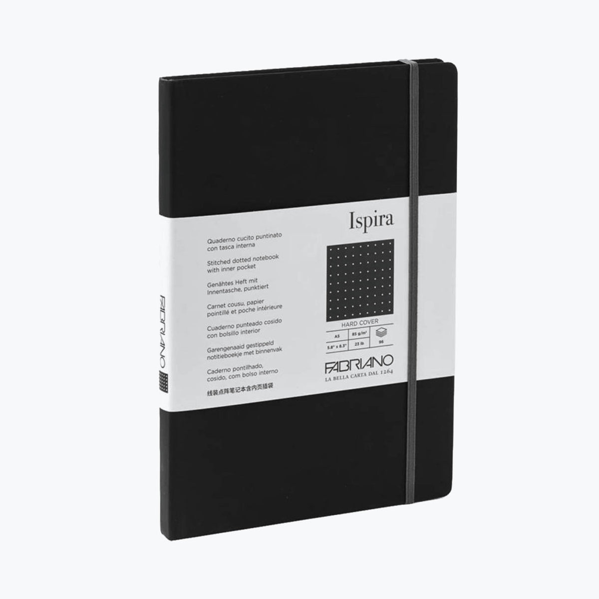 Fabriano - Notebook - Ispira - Hardcover - Black