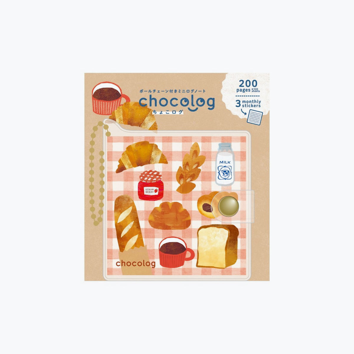 Furukawashiko - Notebook - ChocoLog Mini Logbook - Bread