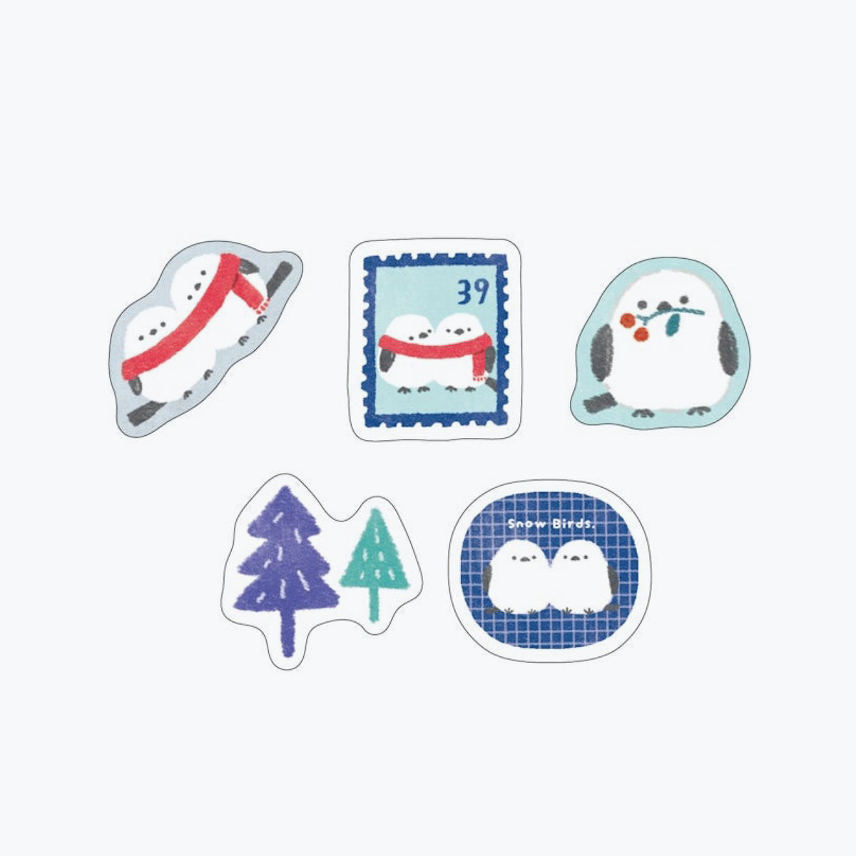 Furukawashiko - Flake Seal - Winter Limited - Birds