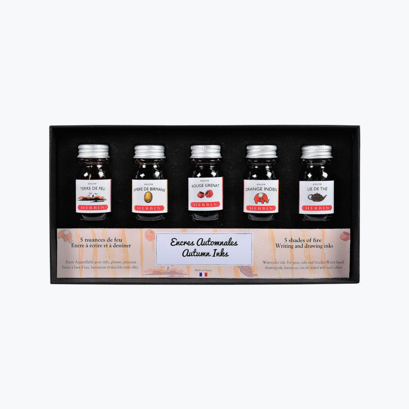 Herbin - Fountain Pen Ink - Seasonal Set - Autumn