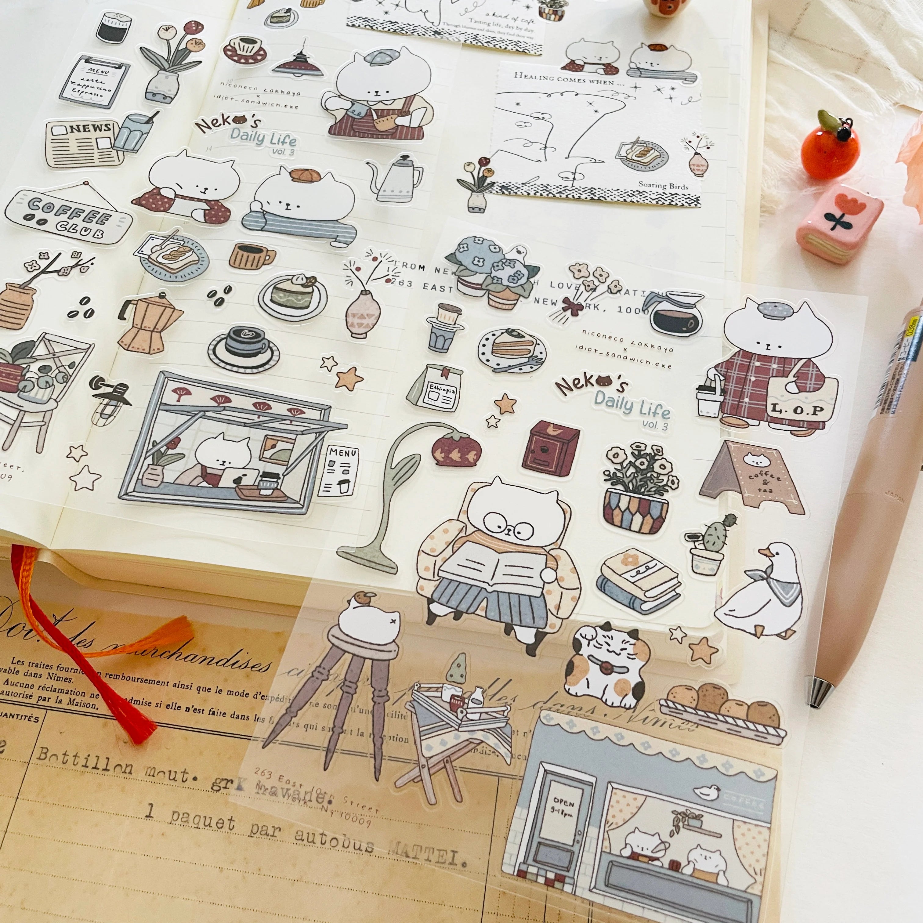Niconeco Zakkaya - Planner Sticker - Neko's Daily Life Vol.3