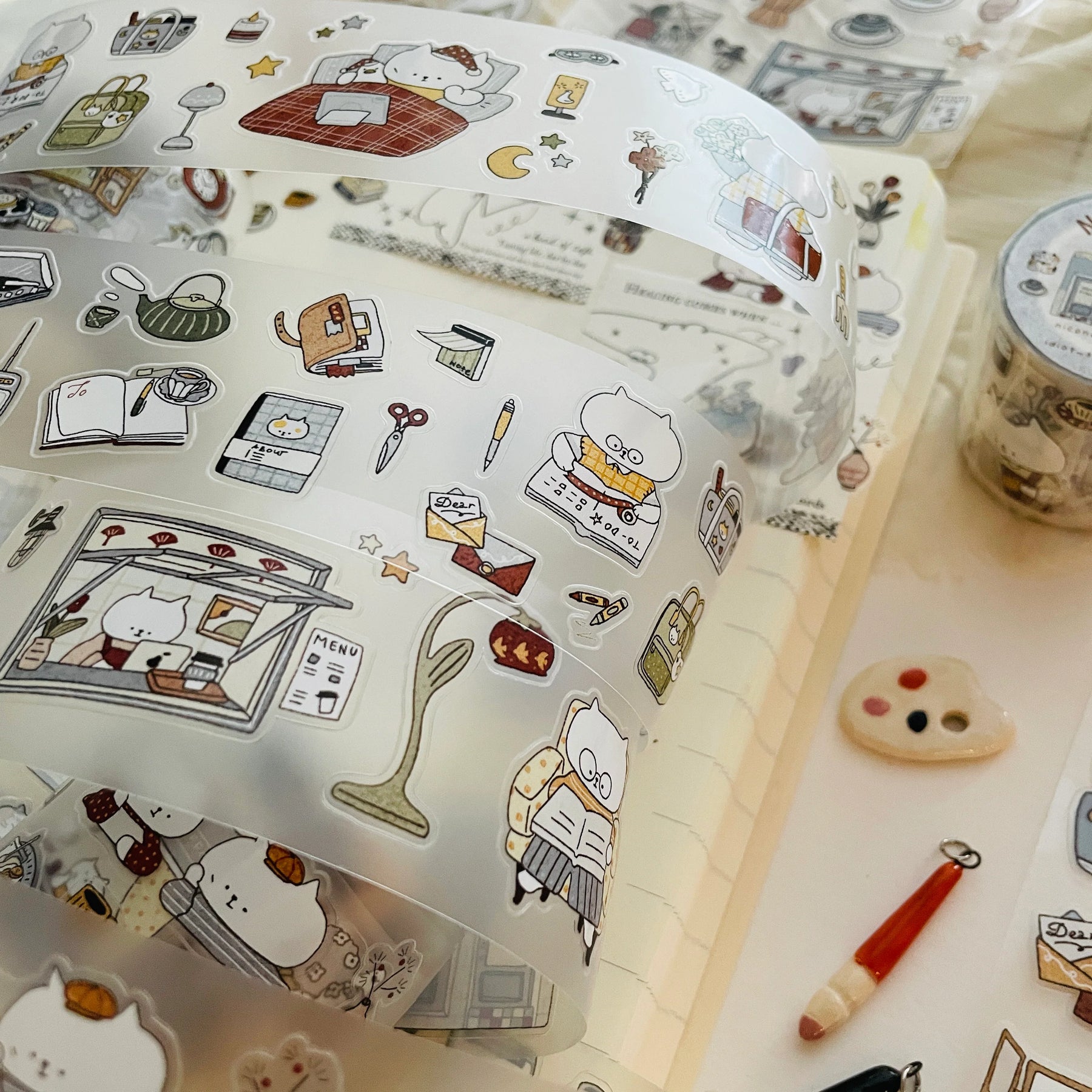 Niconeco Zakkaya - Washi Tape - Neko's Daily Life Vol.4 (PET)