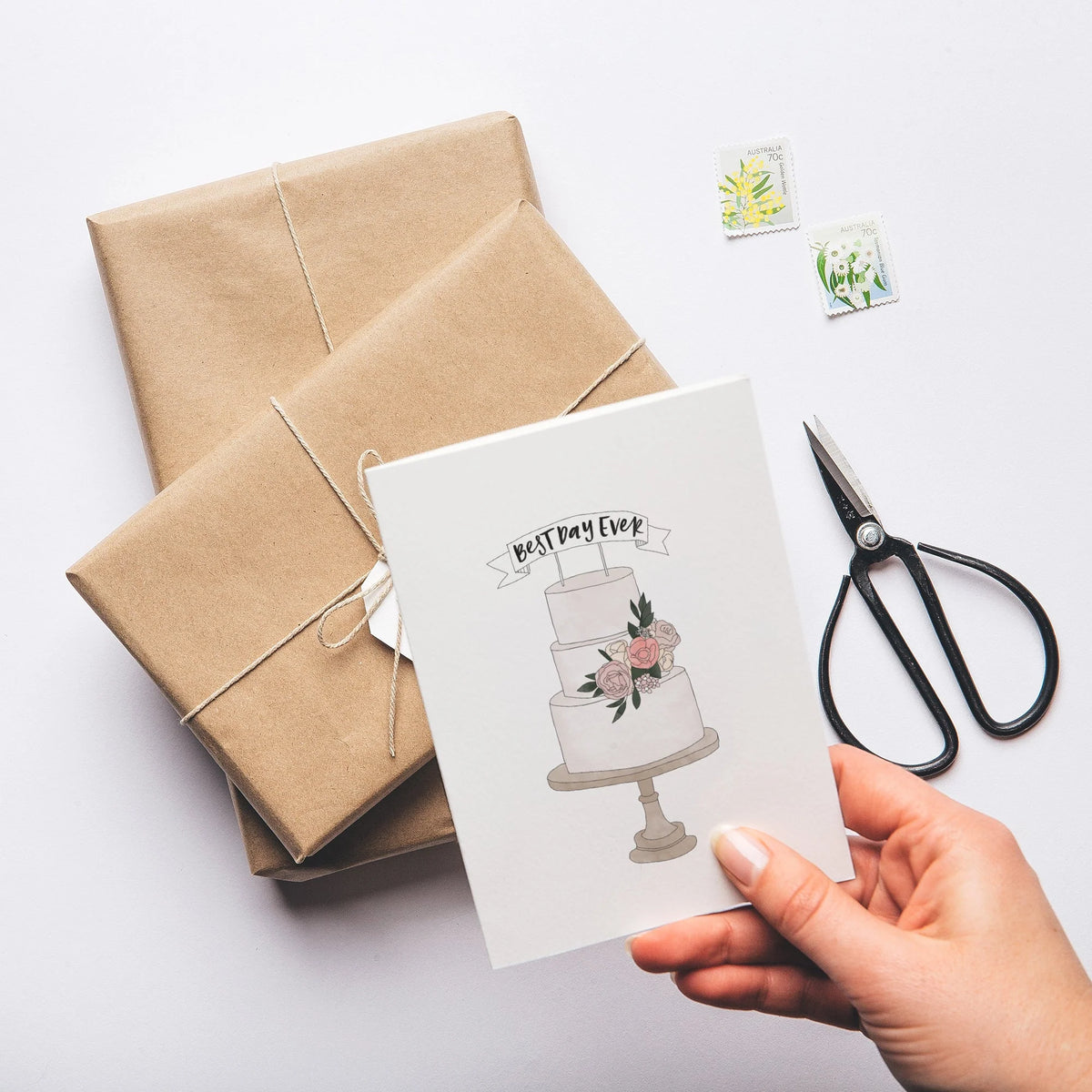 In the Daylight - Card - Wedding - Cake
