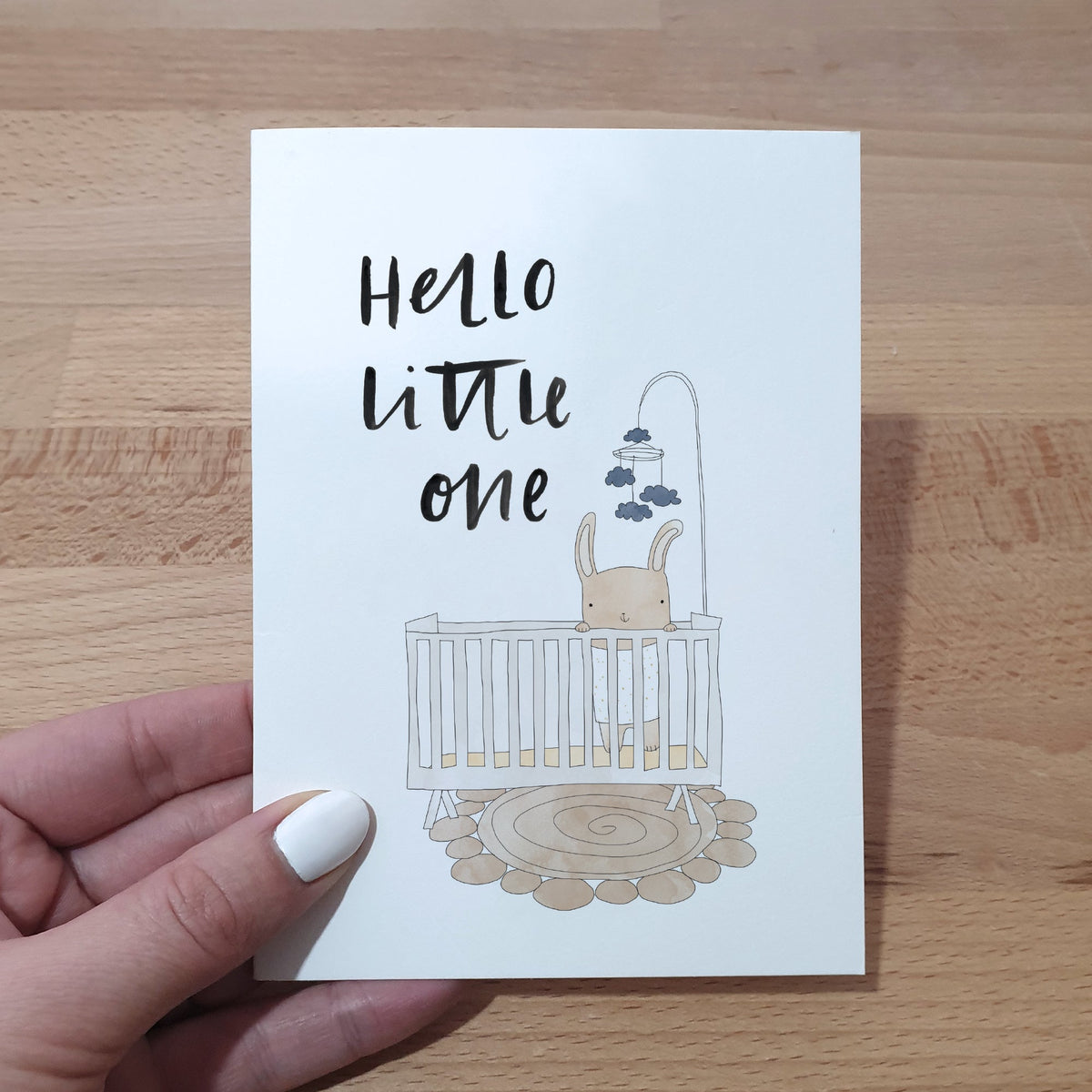 In the Daylight - Card - Baby Crib