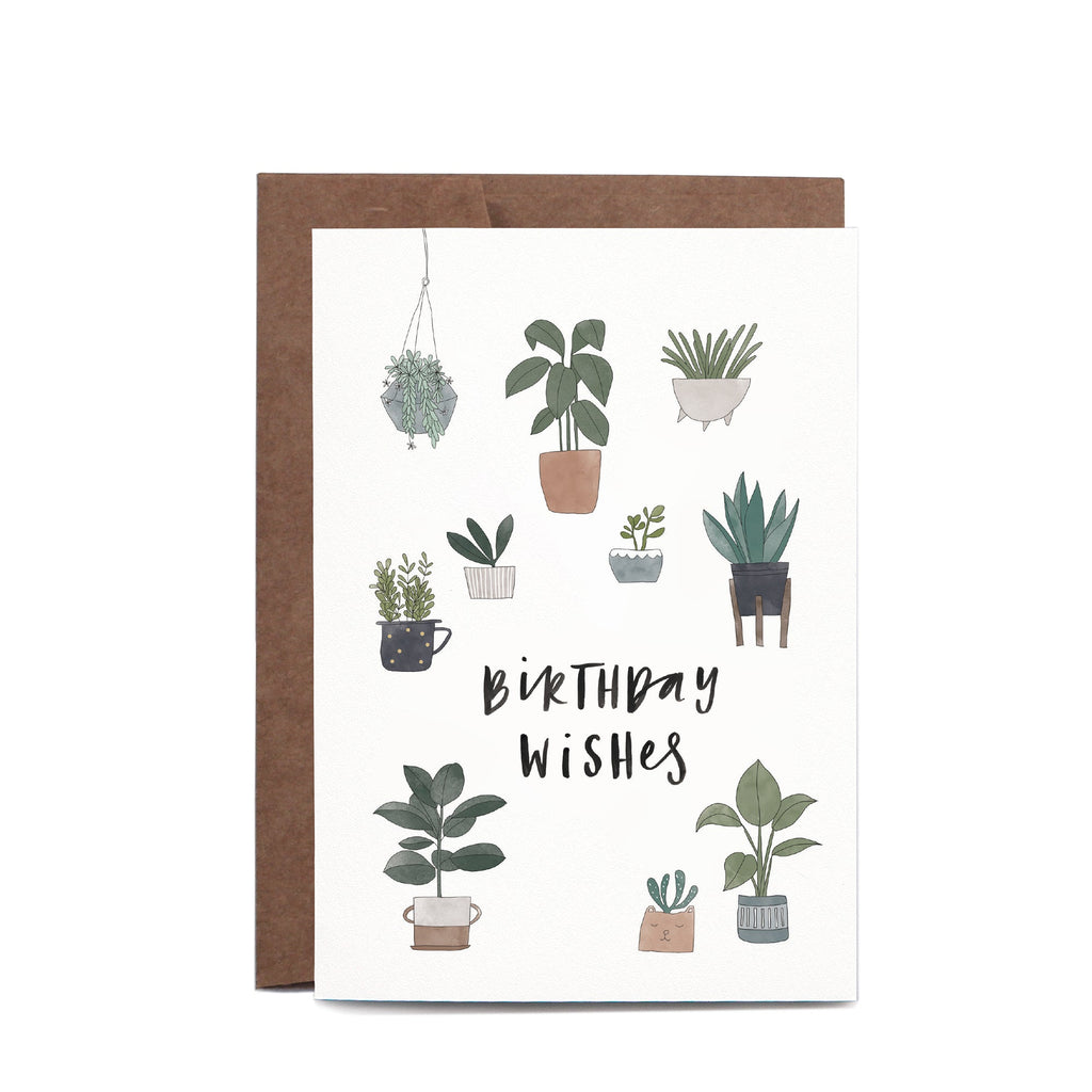 In the Daylight - Card - Birthday - Potted Plants