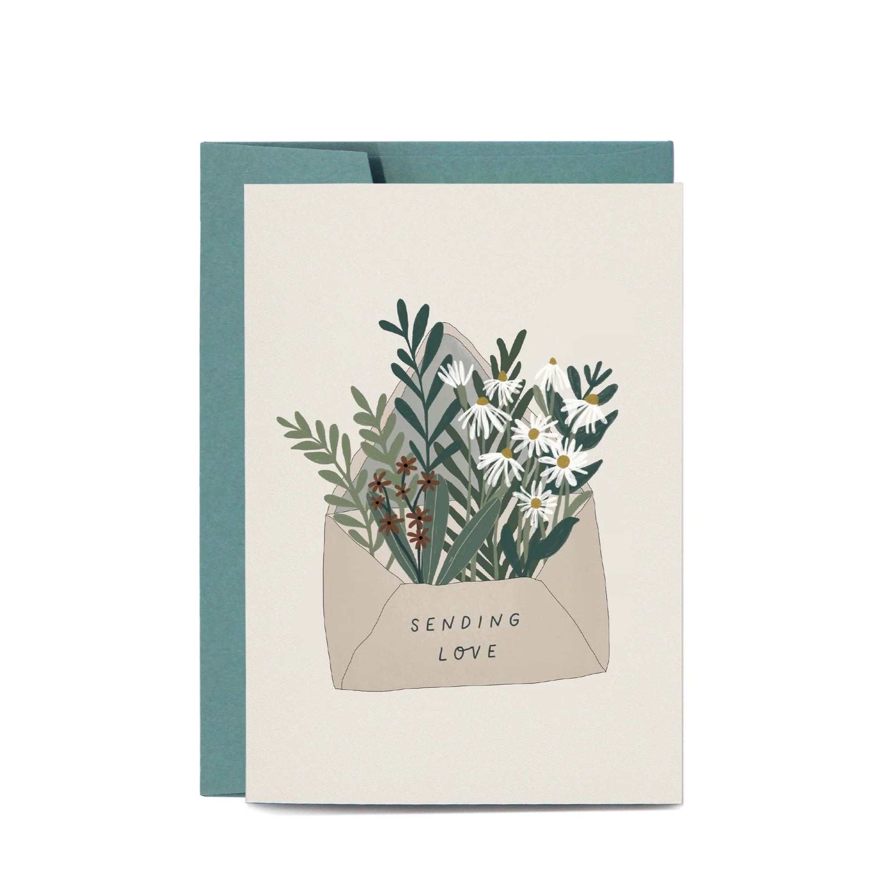 In the Daylight - Card - Love - Sending Love Envelope Flowers
