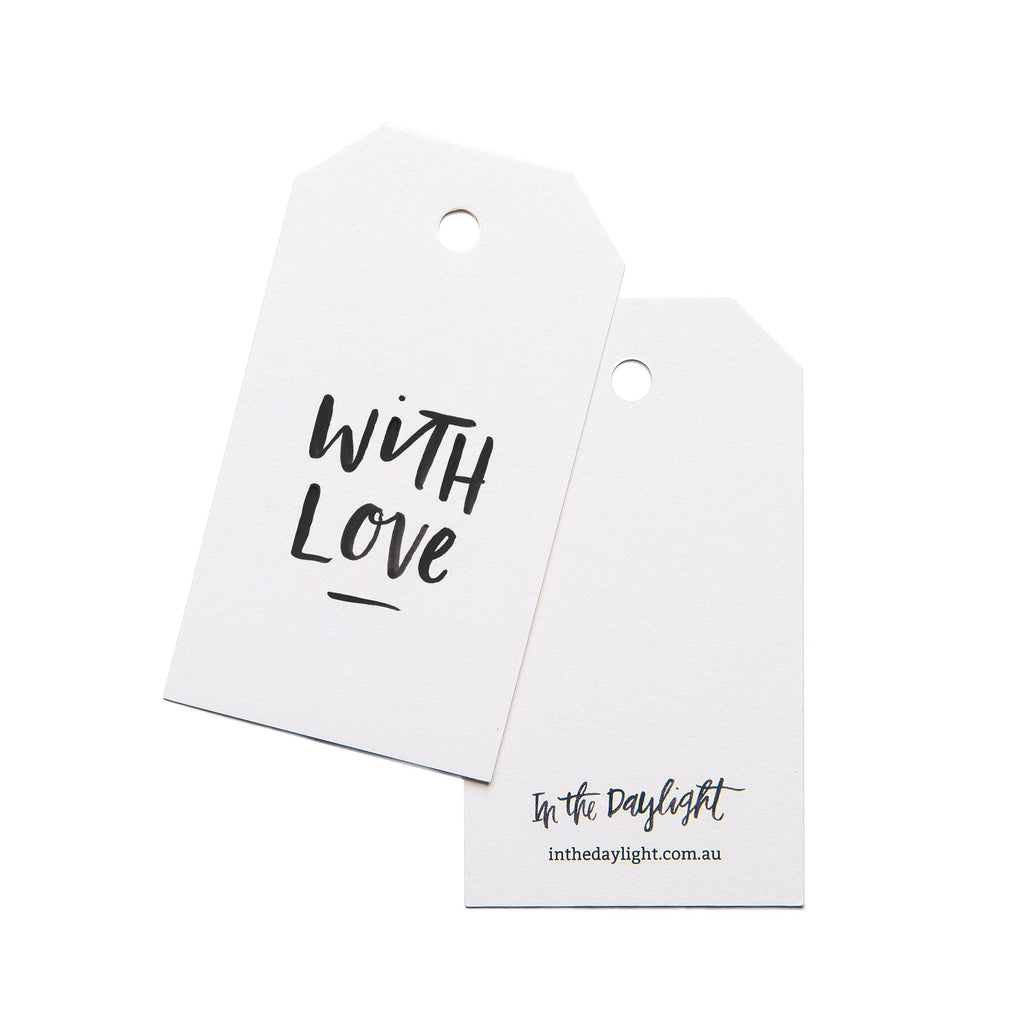 In the Daylight - Gift Tags - Pack of 5 - With Love