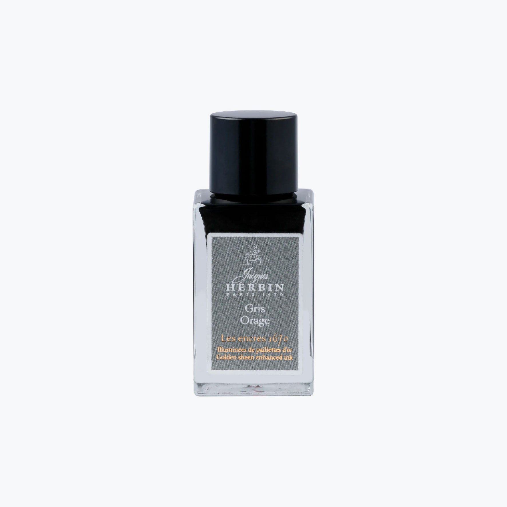 J. Herbin - Fountain Pen Ink - 1670 - 15ml - Gris Orage