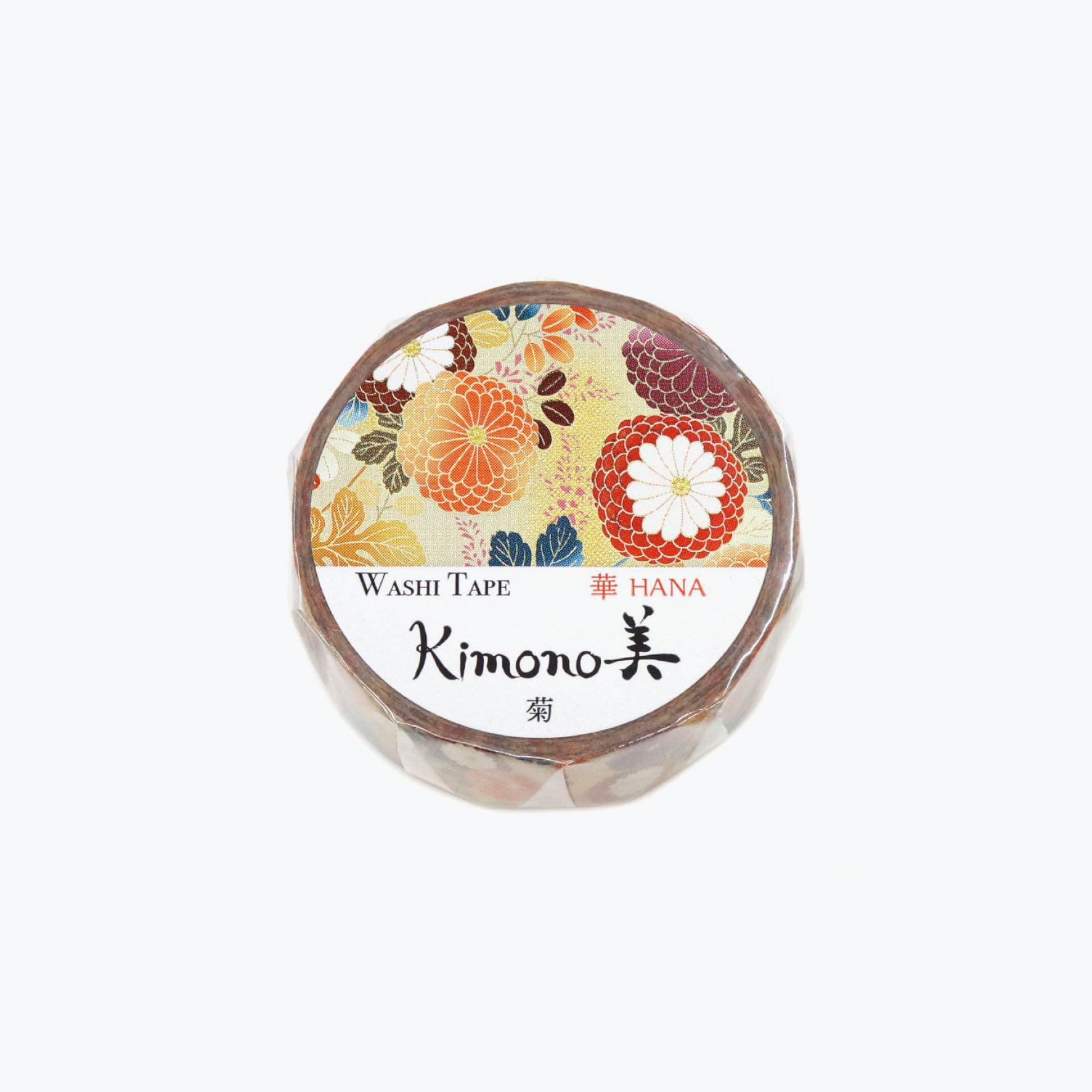 Kamiiso - Washi Tape - Kimono Beauty - Chrysanthemum