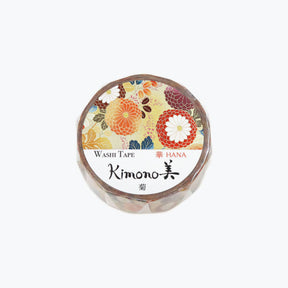Kamiiso - Washi Tape - Kimono Beauty - Chrysanthemum