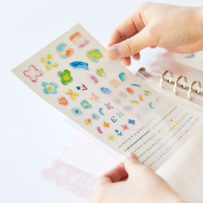 King Jim - Planner Sticker Binder - Hitotoki - Pink