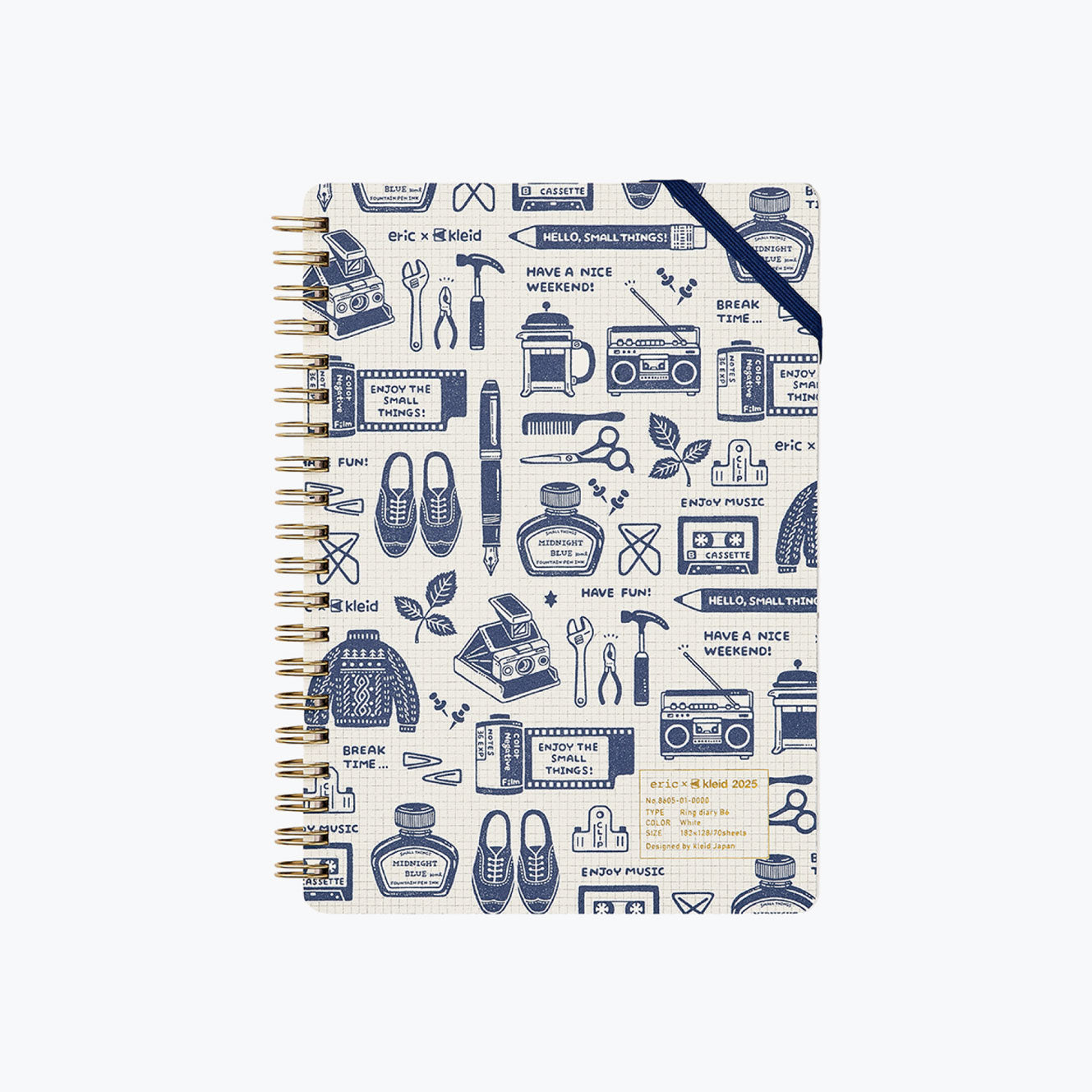 Kleid x Eric - 2025 Diary - B6 - White