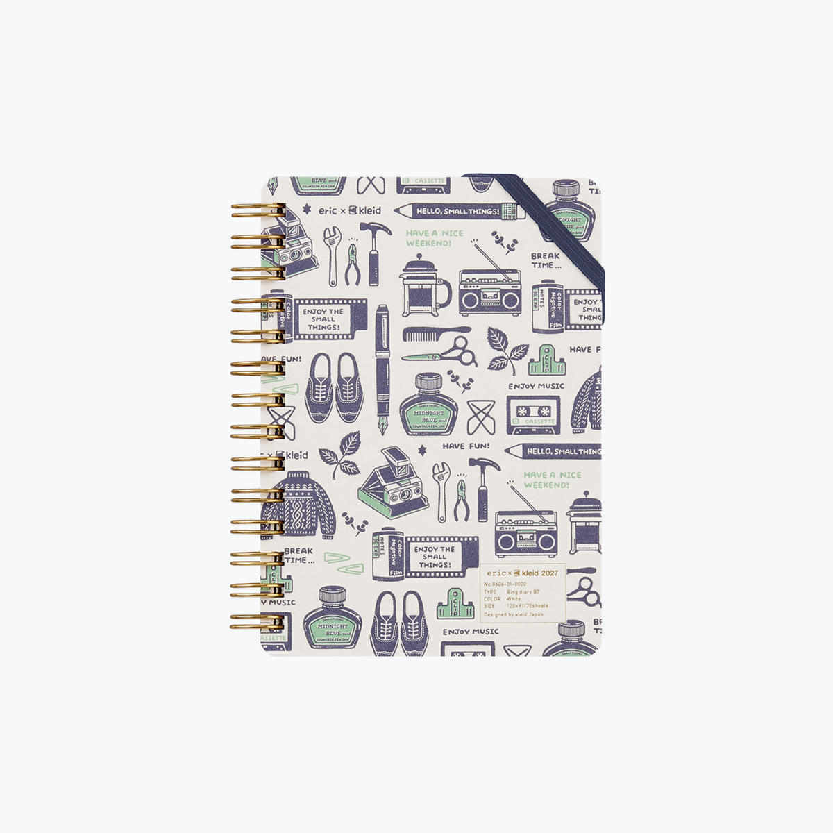 Kleid x Eric - 2027 Diary - B7 - White