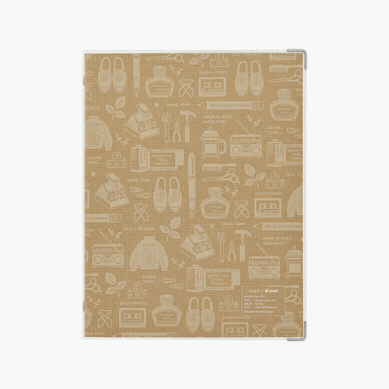 Kleid x Eric - Notebook - Binder - A5 - Camel