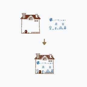 Kutsuwa - Stamp - Hancoco Slide - Bird House