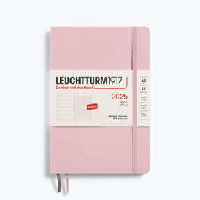 Leuchtturm1917 - 2025 Diary - Weekly Notebook - A5 - Powder (Soft)