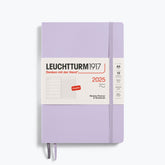 Leuchtturm1917 - 2025 Diary - Weekly Notebook - A5 - Lilac (Soft)