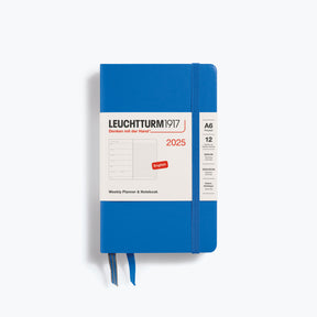 Leuchtturm1917 - 2025 Diary - Weekly Notebook - A6 - Sky (Hard)