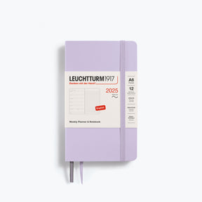 Leuchtturm1917 - 2025 Diary - Weekly Notebook - A6 - Lilac (Soft)