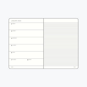 Leuchtturm1917 - 2025 Diary - Weekly Notebook - A6 - Sage (Soft)