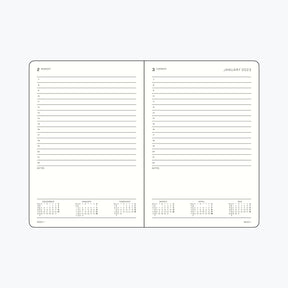 Leuchtturm1917 - 2025 Diary - Daily Planner - A5 - Forest Green