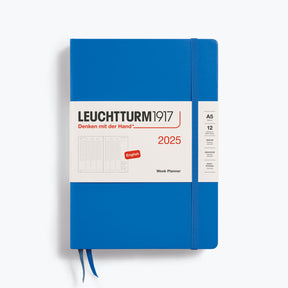 Leuchtturm1917 - 2025 Diary - Week Planner - A5 - Sky