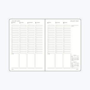 Leuchtturm1917 - 2025 Diary - Week Planner - A5 - Forest Green