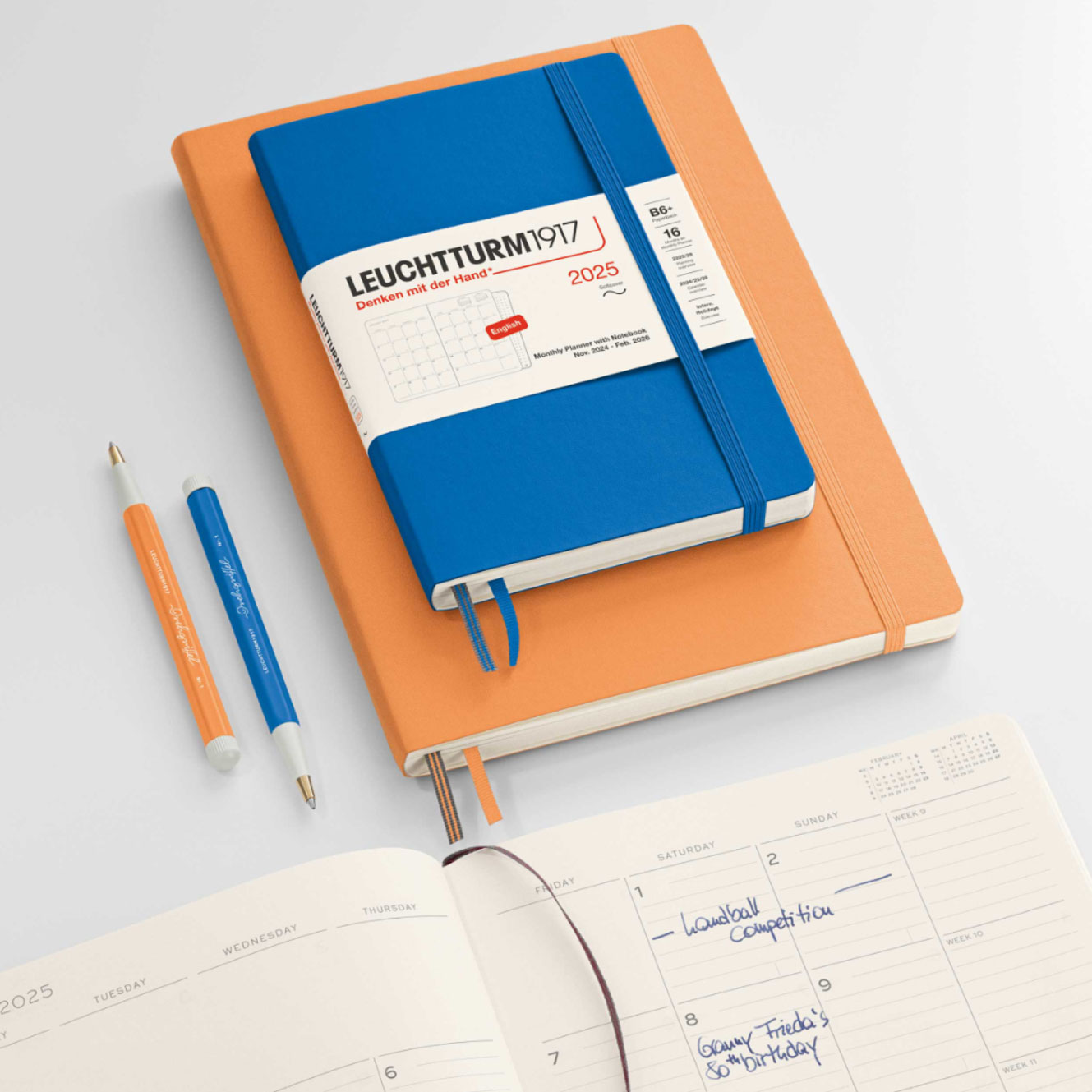 Leuchtturm1917 - 2025 Diary - Monthly Notebook - B5 - Sky