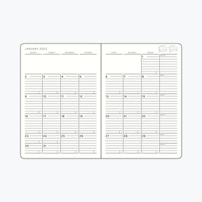 Leuchtturm1917 - 2025 Diary - Monthly Notebook - B6 - Apricot