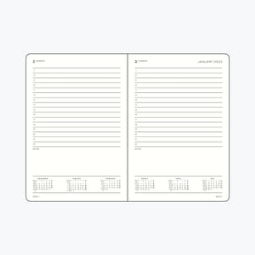 Leuchtturm1917 - 2025 Diary - Daily Planner - A4 - Black