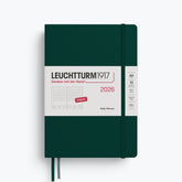 Leuchtturm1917 - 2026 Diary - Daily Planner - A5 - Forest Green
