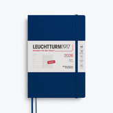 Leuchtturm1917 - 2026 Diary - Weekly Notebook - A5 - Navy (Soft)