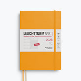 Leuchtturm1917 - 2026 Diary - Weekly Notebook - A5 - Rising Sun (Soft)