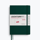 Leuchtturm1917 - 2026 Diary - Weekly Planner - A5 - Forest Green (Hard)