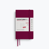 Leuchtturm1917 - 2026 Diary - Weekly Notebook - A6 - Port Red (Soft)