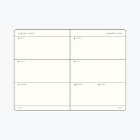Leuchtturm1917 - 2026 Diary - Weekly Planner - A6 - Black (Soft)