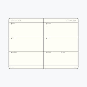 Leuchtturm1917 - 2026 Diary - Weekly Planner - A6 - Forest Green (Soft)
