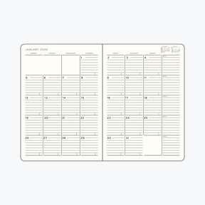 Leuchtturm1917 - 2026 Diary - Monthly Notebook - B5 - Black