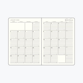 Leuchtturm1917 - 2026 Diary - Monthly Notebook - B5 - Spring Leaf