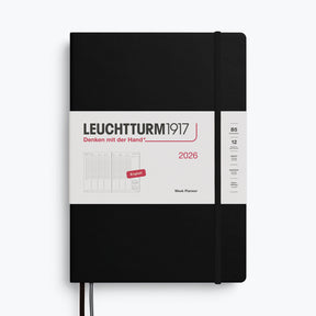 Leuchtturm1917 - 2026 Diary - Week Planner - B5 - Black