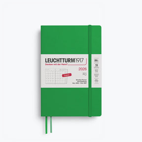 Leuchtturm1917 - 2026 Diary - Monthly Notebook - B6 - Spring Leaf