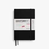 Leuchtturm1917 - 2026 Diary - Week Planner - B6+ - Black