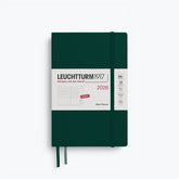 Leuchtturm1917 - 2026 Diary - Week Planner - B6+ - Forest Green