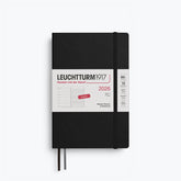 Leuchtturm1917 - 2026 Diary - Weekly Notebook - B6+ - Black