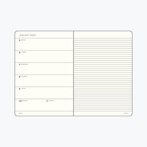 Leuchtturm1917 - 2026 Diary - Weekly Notebook - B6+ - Spring Leaf